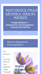 Mobile Screenshot of naturheilpraxis-simon-weber.de