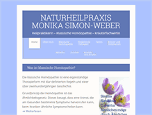 Tablet Screenshot of naturheilpraxis-simon-weber.de